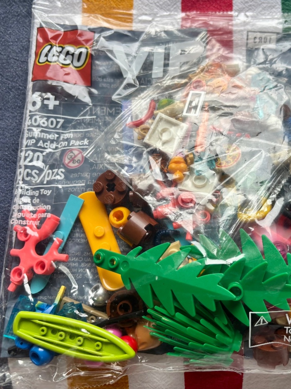 LEGO "Summer Fun VIP Add On Pack polybag" 40607 UNOPENED.